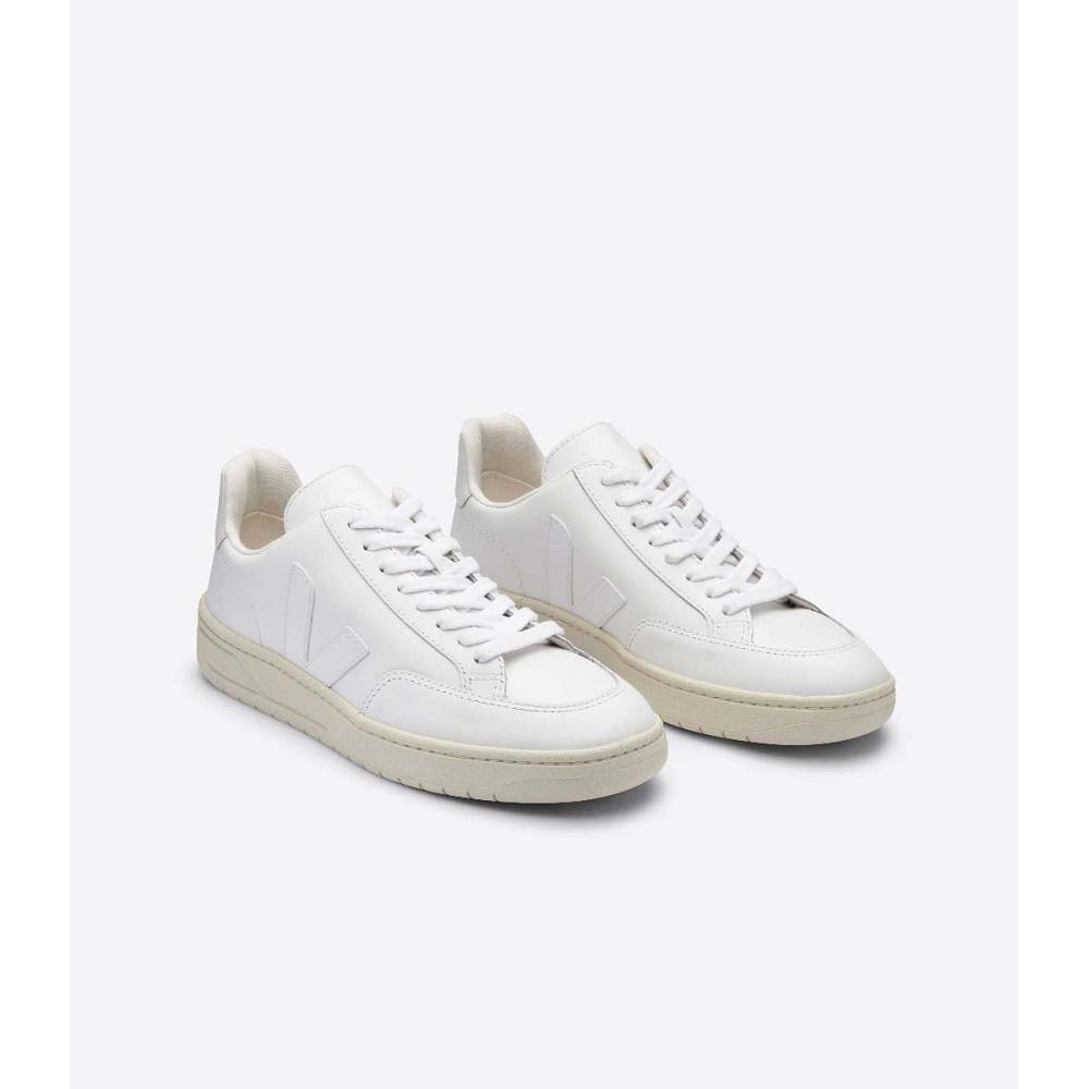 Αθλητικά Παπούτσια ανδρικα Veja V-12 LEATHER ασπρα | GR 345YXF